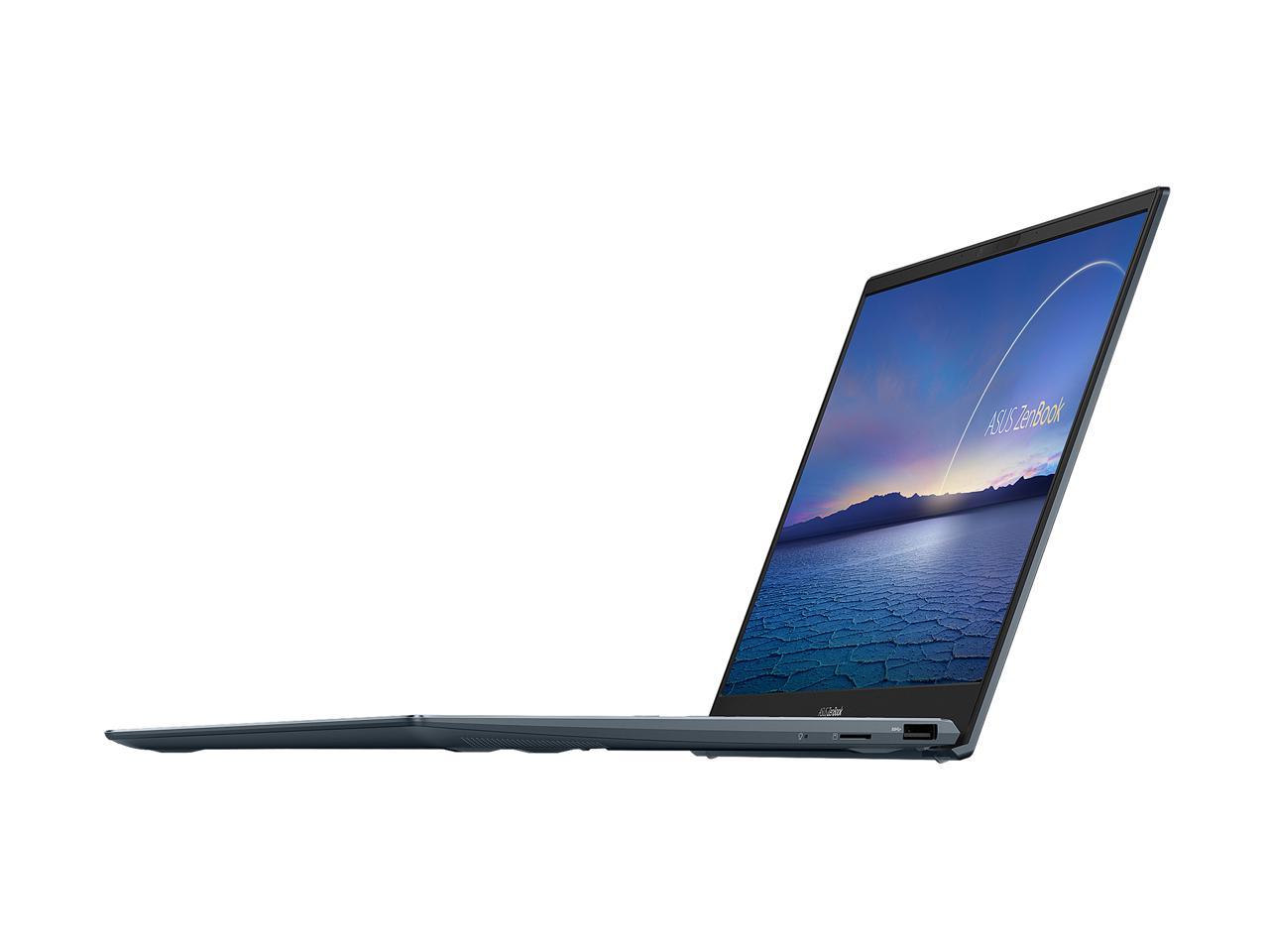 ASUS ZenBook 13 Ultra-Slim Laptop 13.3" FHD NanoEdge Bezel Display, Intel Core i5-1035G1, 8 GB LPDDR4X RAM, 256 GB PCIe SSD, NumberPad, Thunderbolt, Wi-Fi 6, Windows 10 Pro, Pine Gray