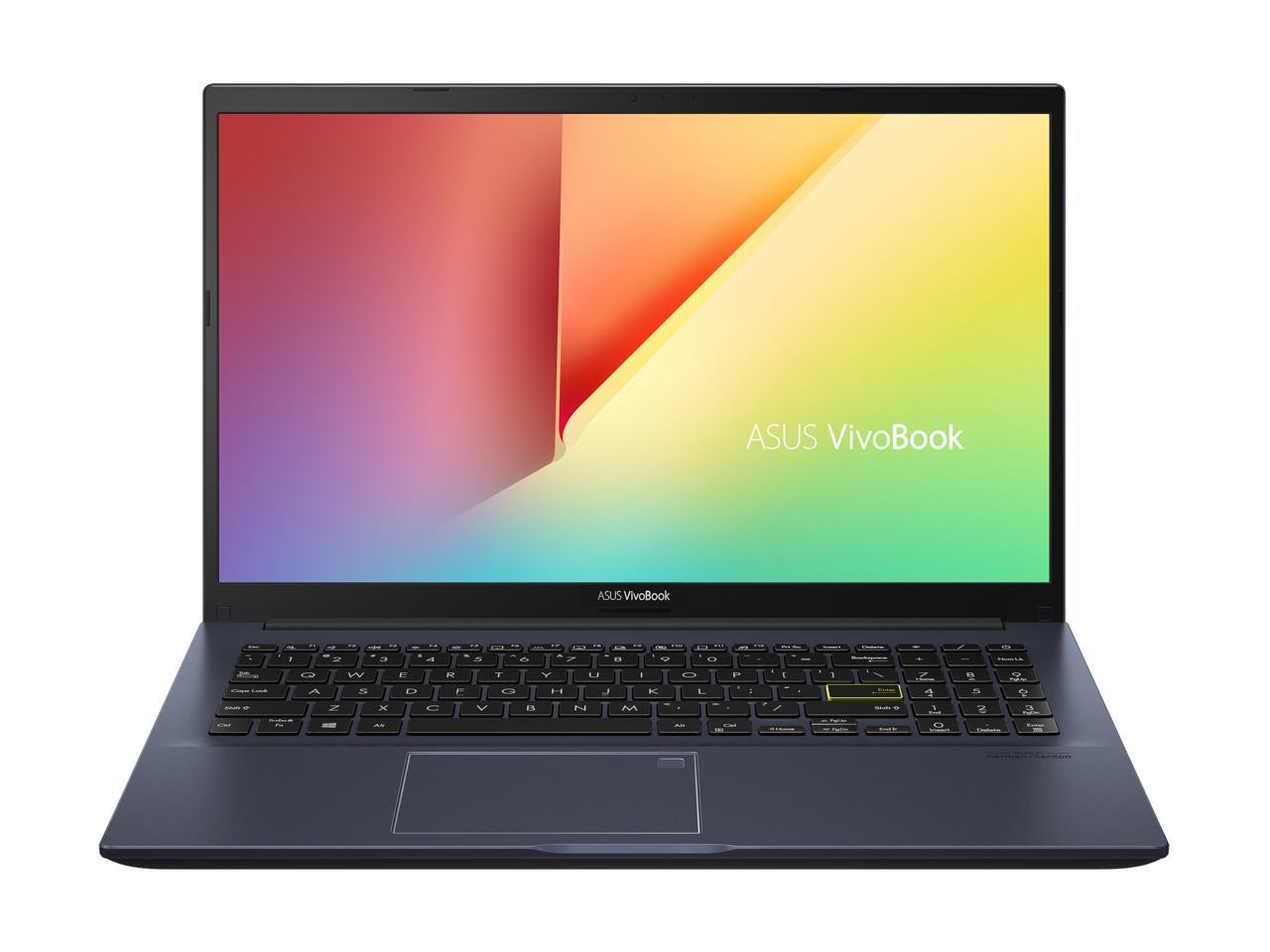 ASUS VivoBook 15 F513 Thin and Light Laptop, 15.6" FHD Display, AMD Ryzen 7 4700U CPU, 16 GB DDR4 RAM, 512 GB PCIe SSD, Windows 10 Home, Bespoke Black, F513IA-NH77