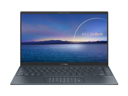 ASUS ZenBook 14 Ultra-Slim Laptop 14" Full HD NanoEdge Bezel Display, AMD Ryzen 7 4700U CPU, 16 GB RAM, 1 TB PCIe SSD, NumberPad, Windows 10 Pro, Pine Grey, UM425IA-NH74 - Only at Newegg