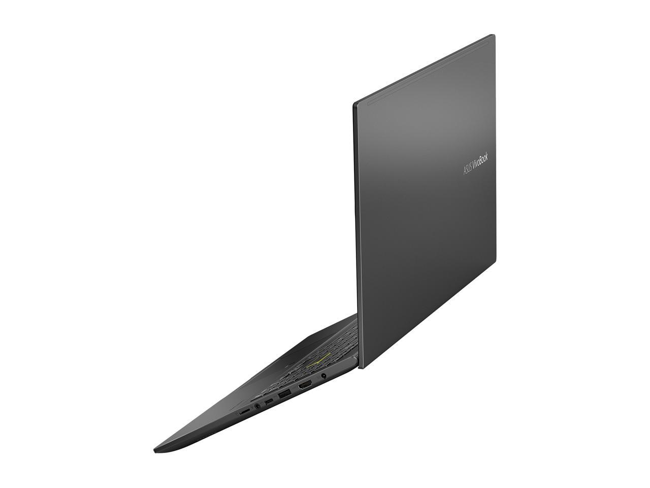 ASUS VivoBook 15 OLED K513 Thin & Light Laptop, 15.6" OLED Display, Intel i7-1165G7 CPU, NVIDIA GeForce MX350, 16GB RAM, 512GB PCIe SSD, Fingerprint Reader, Windows 10 Home, Indie Black, K513EQ-PB79