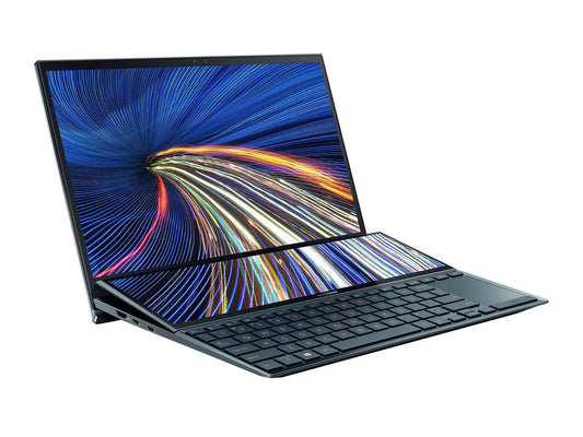 ASUS ZenBook Duo 14 UX482 14" FHD Touch Display, Intel Evo Platform, Core i5-1155G7, 8GB RAM, 512GB PCIe SSD, ScreenPad Plus, Windows 10 Home, Wifi 6, Celestial Blue, UX482EAR-EB51T