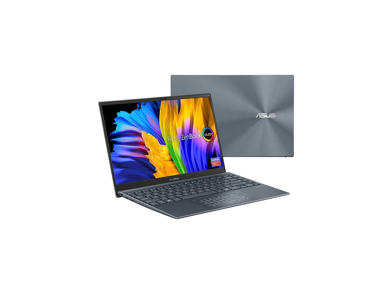 ASUS Laptop ZenBook Intel Core i7 11th Gen 1165G7 (2.80GHz) 16GB Memory 512 GB PCIe SSD Intel Iris Xe Graphics 13.3" Windows 11 Pro 64-bit UX325EA-XH74