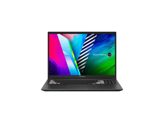 ASUS VivoBook Pro 16X OLED Slim Laptop, 16" WQUXGA 16:10 Display, AMD Ryzen 7 5800H CPU, NVIDIA GeForce RTX 3050 Ti, 16GB RAM, 1TB SSD, Windows 11 Home, 0°Black, M7600QE-DB74