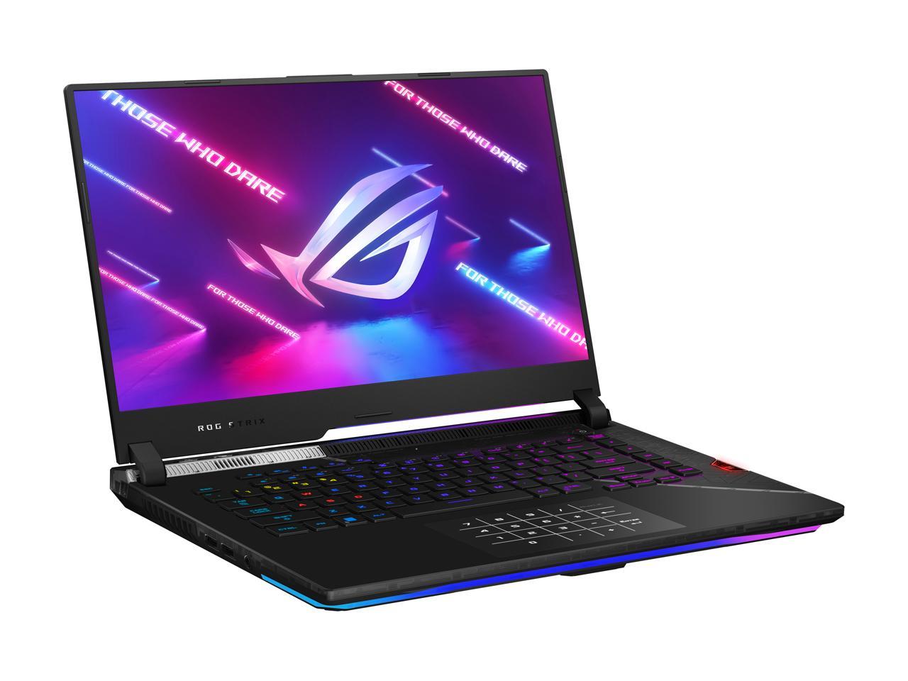 ASUS ROG Strix Scar 15 (2022) Gaming Laptop, 15.6" 300Hz IPS FHD Display, NVIDIA GeForce RTX 3060, Intel Core i9 12900H, 16GB DDR5, 512GB SSD, Per-Key RGB Keyboard, Windows 11 Home, G533ZM-ES93