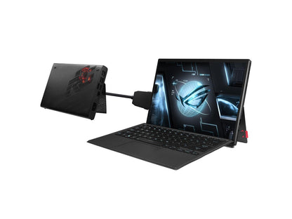 ASUS ROG Flow Z13 (2022) Gaming Laptop Tablet Bundle, 13.4" 4K UHD+ Display, XG Mobile Dock with RTX 3080, NVIDIA GeForce RTX 3050 Ti, Intel Core i9-12900H, 16GB LPDDR5, 1TB SSD, Detachable RGB Keyboard, Windows 11, GZ301ZE-XS94-B