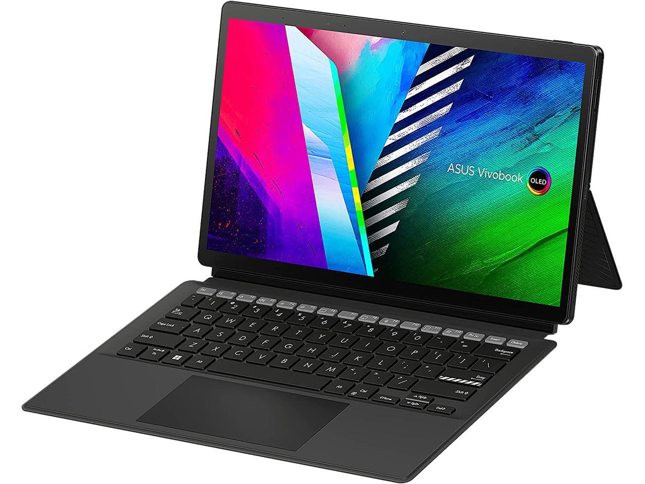 ASUS VivoBook 13 Slate OLED Intel Pentium Silver N6000 (1.10GHz) 8GB Memory 256 GB PCIe SSD Intel UHD Graphics 13.3" Touchscreen 1920 x 1080 Detachable 2-in-1 Laptop Windows 11 Home 64-bit T3300KA-DH26T