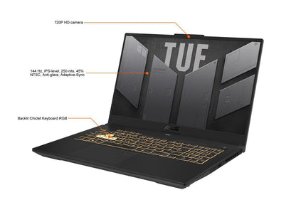 ASUS TUF Gaming F17 Gaming Laptop, 17.3" 144Hz FHD IPS-Type Display, Intel Core i7-12700H Processor, GeForce RTX 3060, 16GB DDR5 RAM, 1TB PCIe SSD, Wi-Fi 6, Windows 11 Home, FX707ZM-RS74