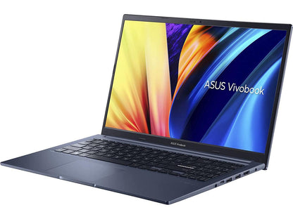 ASUS VivoBook 15X OLED Laptop, 15.6" OLED Display, AMD Ryzen 7 5800H CPU, AMD Radeon GPU, 16GB RAM, 512GB SSD, Windows 11 Home, Quiet Blue, M1503QA-ES74