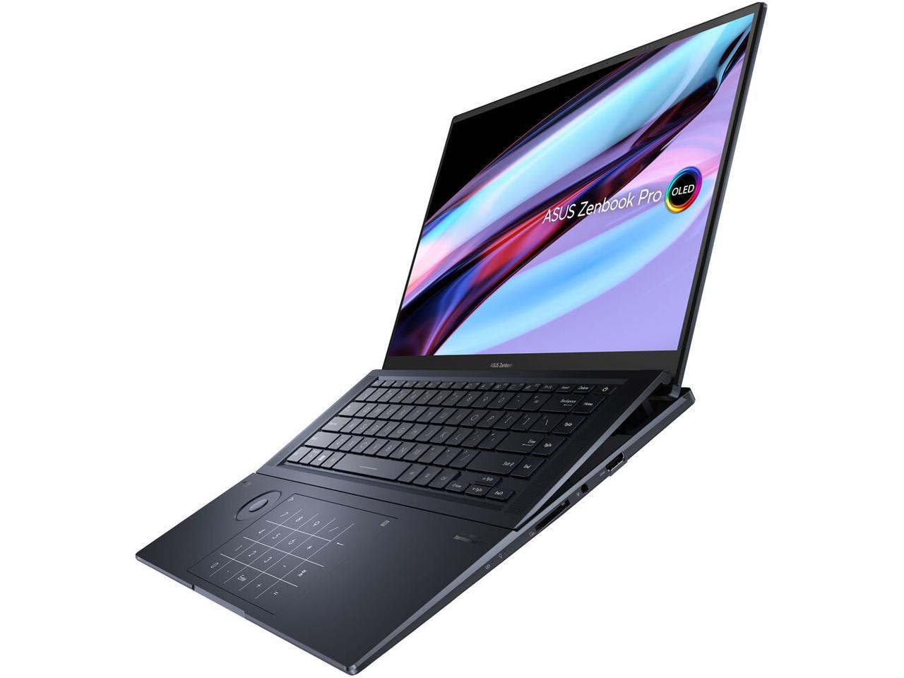 ASUS Laptop ZenBook Pro Intel Core i7 12th Gen 12700H (2.30GHz) 16GB Memory 1 TB PCIe SSD NVIDIA GeForce RTX 3060 Laptop GPU 16.0" 4K Touchscreen Windows 11 Home 64-bit UX7602ZM-DB74T