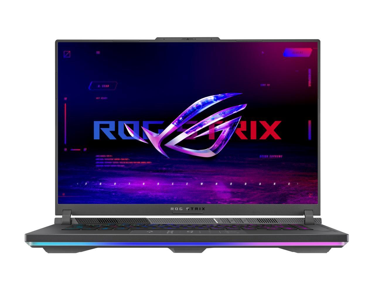 ASUS ROG Strix G16 (2023) Gaming Laptop, 16" Nebula Display 16:10 QHD 240Hz, GeForce RTX 4070, Intel Core i9-13980HX, 32GB DDR5, 1TB PCIe SSD, Wi-Fi 6E, Windows 11 Pro, G614JI-XS96