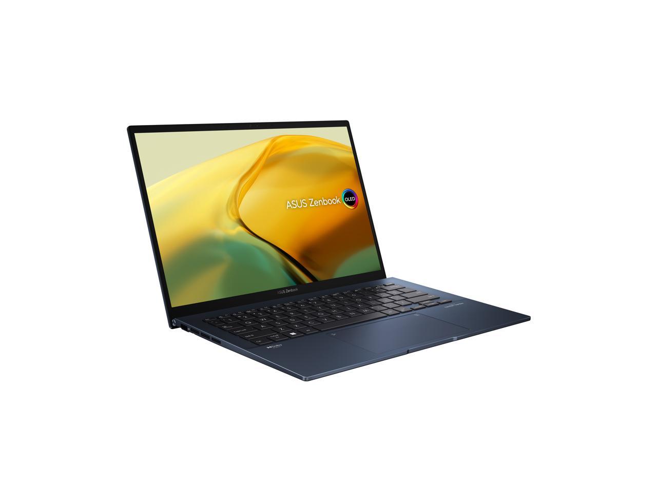 ASUS Zenbook 14 Laptop, 14" WQXGA Display, Intel Core i7-1360P CPU, Intel Iris Xe Graphics, 16GB RAM, 1TB PCIe SSD, Windows 11 Home, Ponder Blue, UX3402VA-DS74