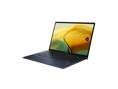 ASUS Zenbook 14 Laptop, 14" WQXGA Display, Intel Core i7-1360P CPU, Intel Iris Xe Graphics, 16GB RAM, 1TB PCIe SSD, Windows 11 Home, Ponder Blue, UX3402VA-DS74