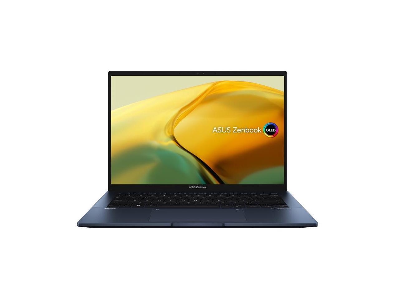 ASUS Zenbook 14 Laptop, 14" WQXGA Display, Intel Core i7-1360P CPU, Intel Iris Xe Graphics, 16GB RAM, 1TB PCIe SSD, Windows 11 Home, Ponder Blue, UX3402VA-DS74