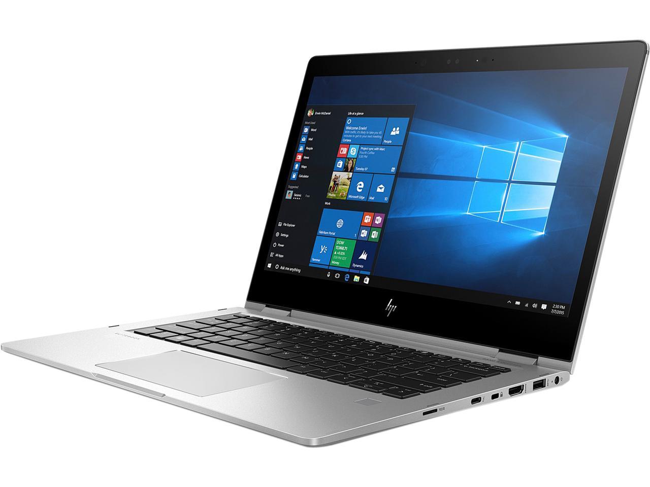 HP EliteBook x360 1030 G2 (2HH33UT#ABA) Intel Core i5 7th Gen 7200U (2.50 GHz) 8 GB Memory 256 GB SSD Intel HD Graphics 620 13.3" Touchscreen 1920 x 1080 Convertible 2-in-1 Laptop Windows 10 Pro 64-Bit