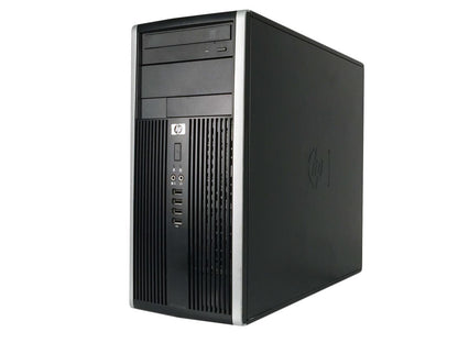 HP Compaq 6200 Pro Tower Intel Core i5 2400 3.10 GHz, 8 GB DDR3, 2 TB HDD, DVD, WiFi, BT 4.0, DP Adapter, Windows 10 Pro 64-Bit, 1 Year Warranty