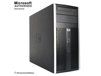 HP Compaq 6200 Pro Tower Intel Core i5 2400 3.10 GHz, 16 GB DDR3, 2 TB HDD, DVD, WiFi, BT 4.0, DP Adapter, Windows 10 Pro 64-bit