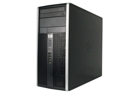 HP Compaq 8200 Elite Tower Intel Core i5 2400 3.10 GHz, 16 GB DDR3, Brand New 120 GB SSD + 3 TB HDD, DVD, WiFi, BT 4.0, DP Adapter, 1 GB Video Memory Card / Windows 10 Pro 64-Bit, 1 Year Warranty