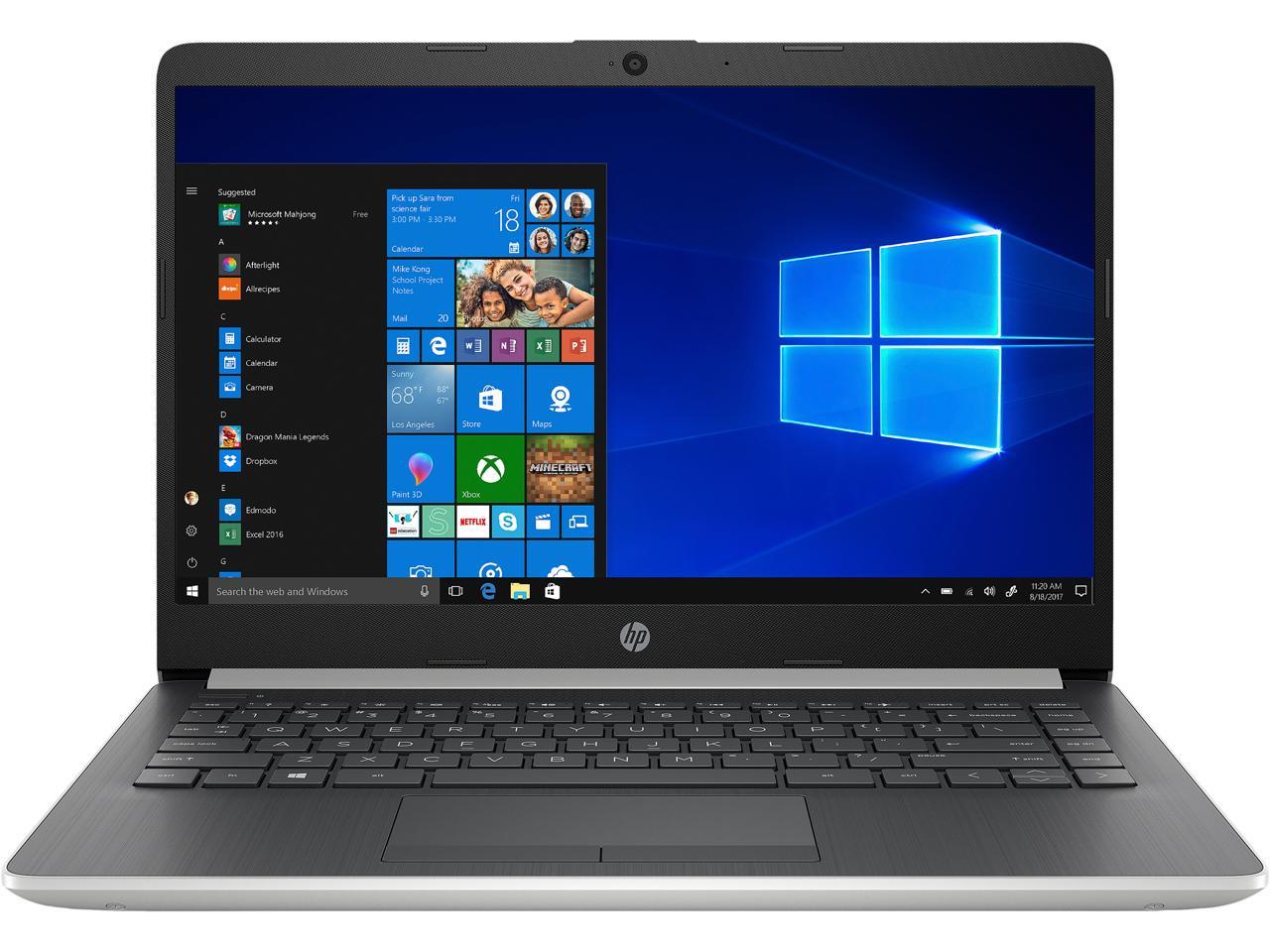 HP Laptop 14-dk0075nr AMD A4-Series A4-9125 (2.30 GHz) 4 GB Memory 64 GB eMMC SSD AMD Radeon R3 Series 14.0" Windows 10 S