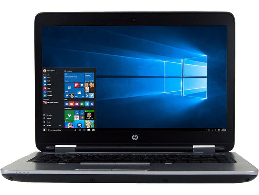 HP Grade A Laptop ProBook 640 G2 Intel Core i5 6th Gen 6300U (2.40 GHz) 8 GB Memory 512 GB SSD 14.0" Windows 10 Pro 64-bit