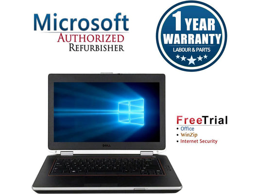 Refurbished Dell Latitude E6420 14.0" Intel Core i5-2410M 2.3GHz 8GB DDR3 1TB DVD Windows 10 Professional 64 Bits 1 Year Warranty