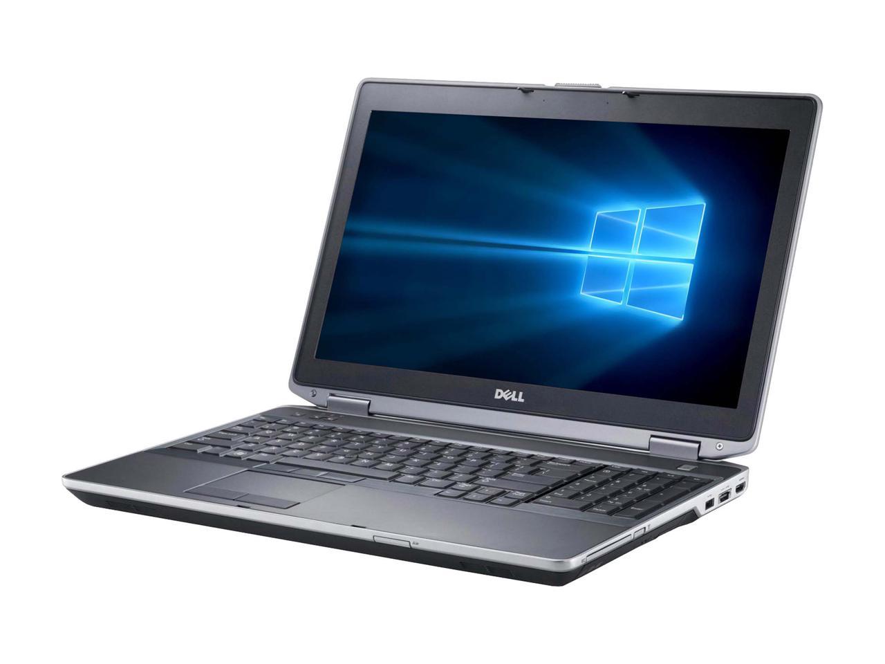 Refurbished Dell Latitude E6530 15.6" Intel Core i5-3320M 2.6GHz 4GB DDR3 120GB SSD DVD Windows 10 Professional 64 Bits 1 Year Warranty