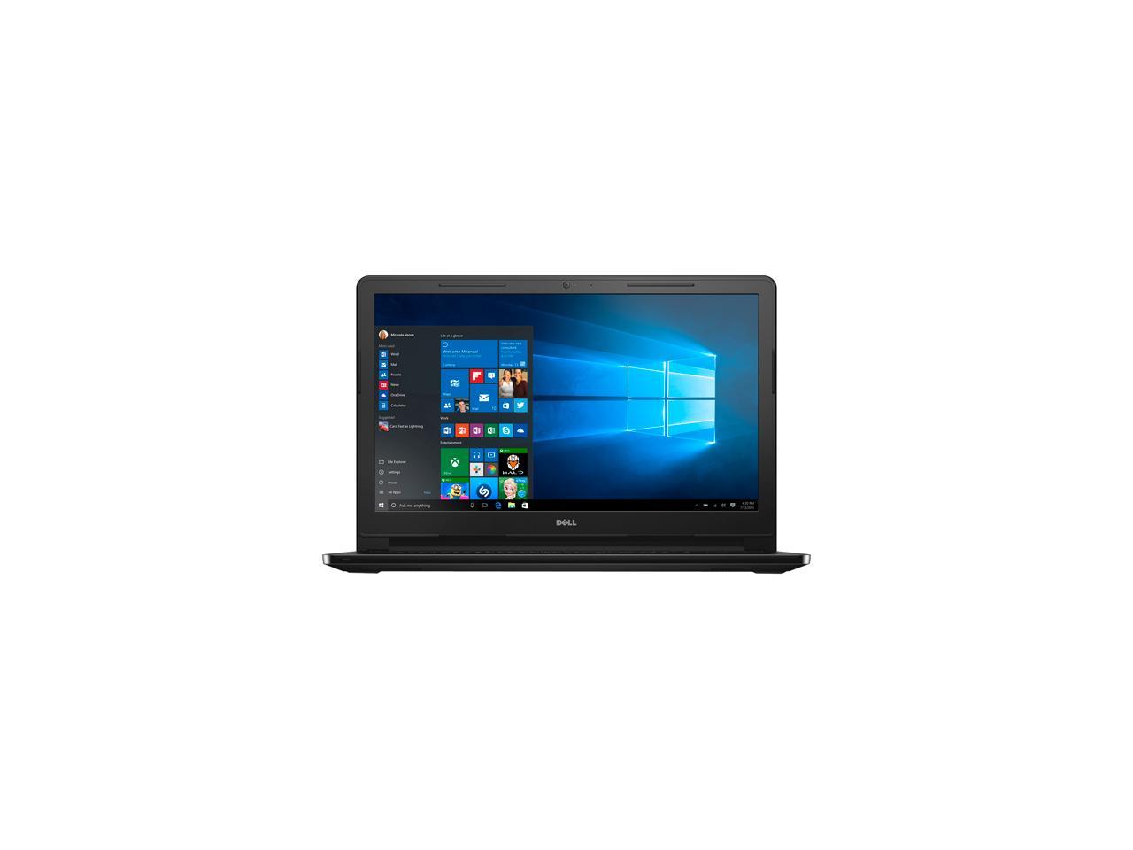 DELL Laptop Inspiron i3552-4042BLK Intel Celeron N3050 (1.60 GHz) 4 GB Memory 500 GB HDD Intel HD Graphics 15.6" Windows 10 Home 64-Bit
