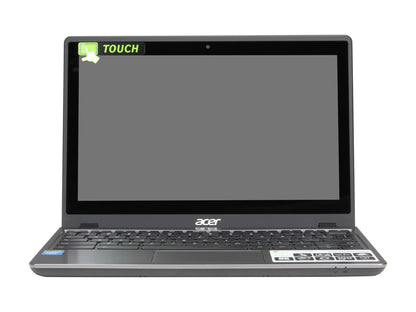 Acer C720P-2625 Chromebook Intel Celeron 2955U (1.40 GHz) 4 GB DDR3L Memory 16 GB SSD Intel HD Graphics 11.6" Touchscreen1366 x 768 Chrome OS 64-Bit