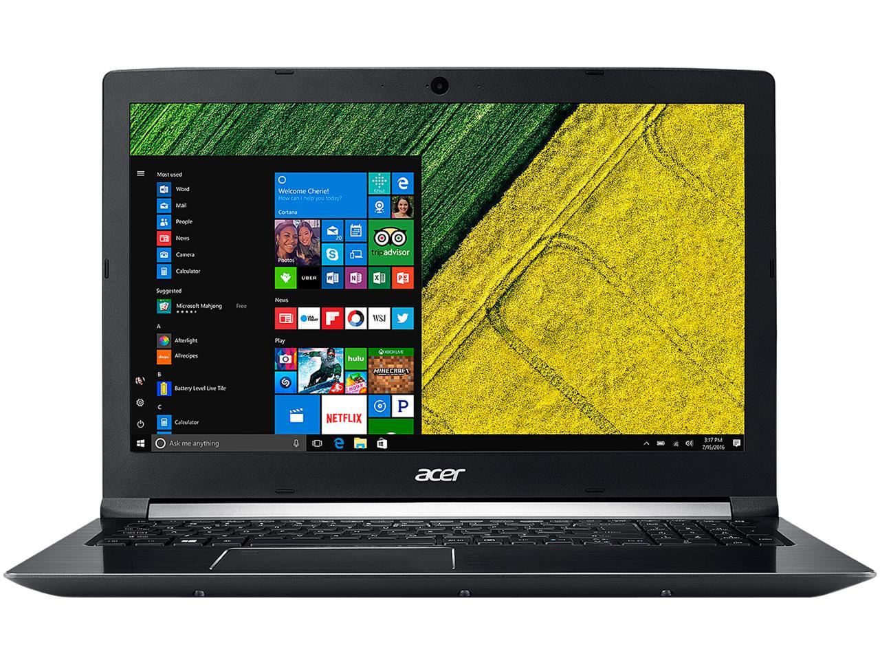 Acer Aspire 7 A717-72G-559X 17.3" FHD, Intel Core i5 8300H (2.30 GHz), NVIDIA GeForce GTX 1050, 8 GB DDR4 Memory, 1 TB HDD, Windows 10 Home
