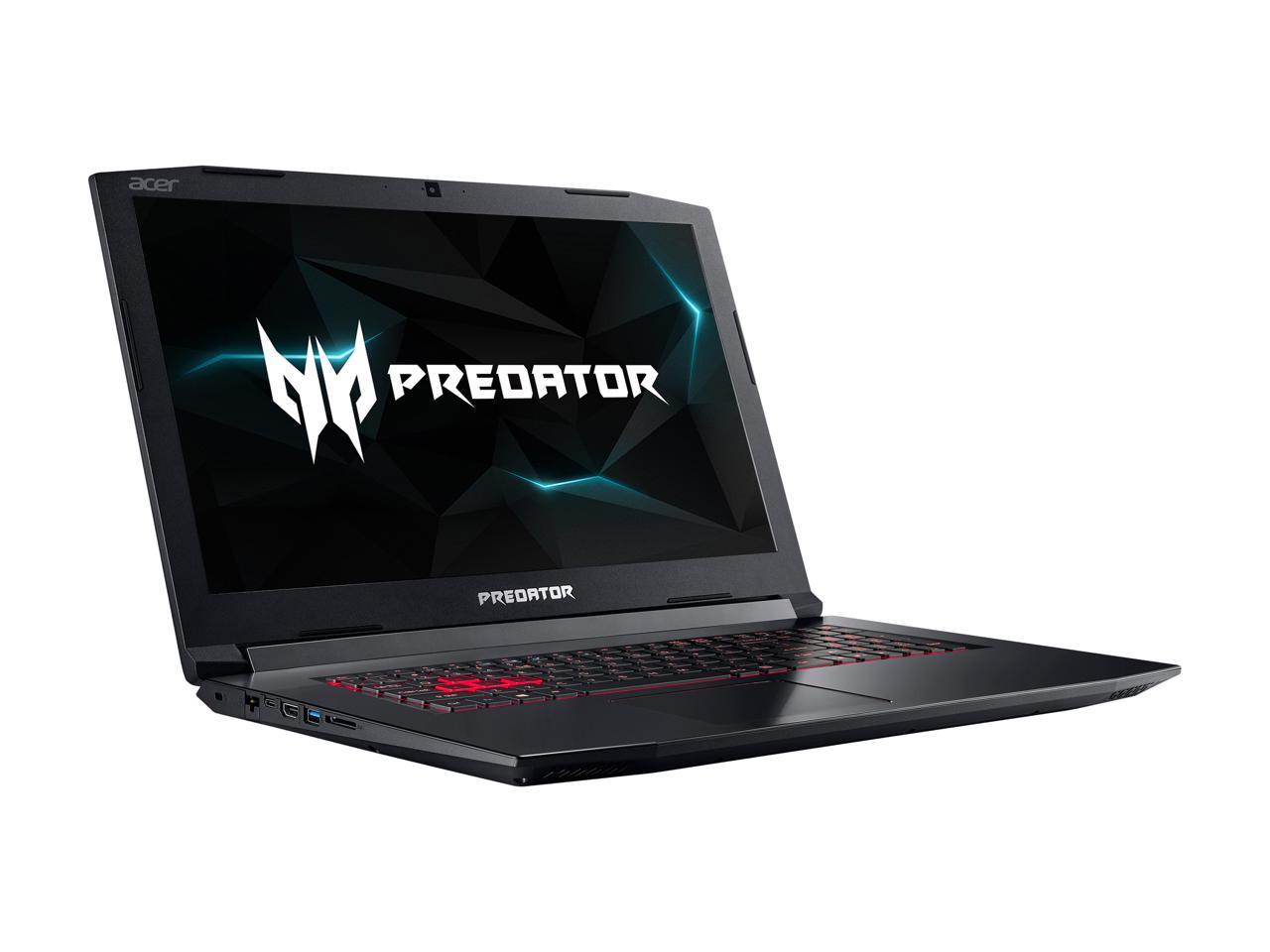 Acer Predator Helios 300 PH317-52-77A4 17.3" 144 Hz IPS Intel Core i7 8th Gen 8750H (2.20 GHz) NVIDIA GeForce GTX 1060 16 GB Memory 256 GB PCIe NVMe SSD 1 TB HDD Windows 10 Home 64-Bit Gaming Laptop