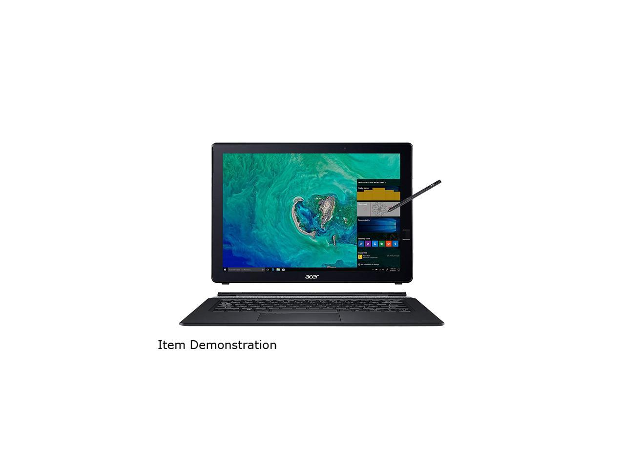 Acer Switch 7 Black Edition SW713-51GNP-879G Intel Core i7 8th Gen 8550U (1.80 GHz) 16 GB LPDDR3 Memory 512 GB SSD NVIDIA GeForce MX150 13.5" Touchscreen 2256 x 1504 Detachable 2-in-1 Laptop with Stylus Windows 10 Pro 64-Bit