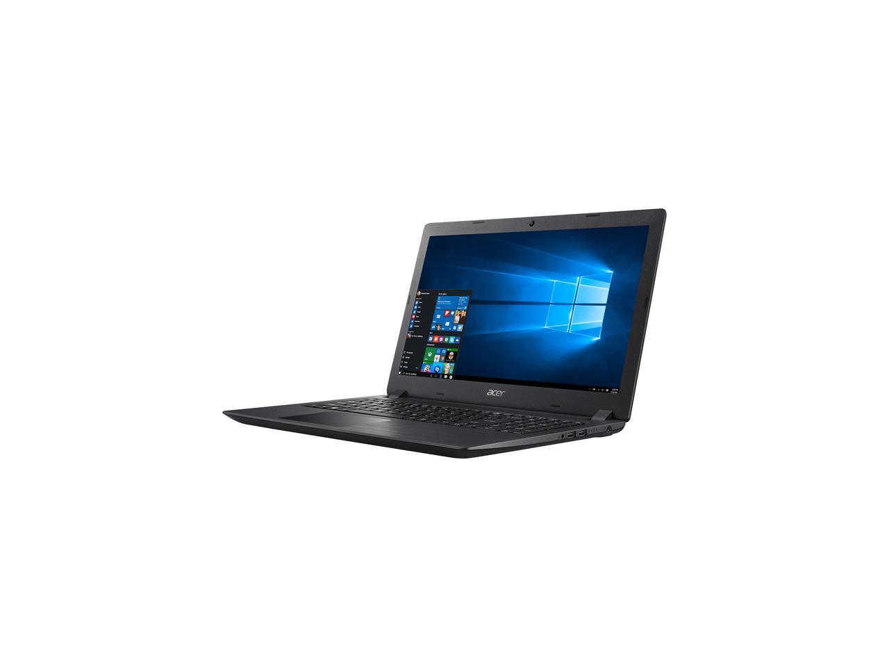 Acer Aspire 3 A315-21-2476 15.6" LCD Notebook - AMD E-Series E2-9000e Dual-core (2 Core) 1.50 GHz - 4 GB DDR4 SDRAM - 1 TB HDD - Windows 10 Home 64-bit - 1366 x 768 - Obsidian Black