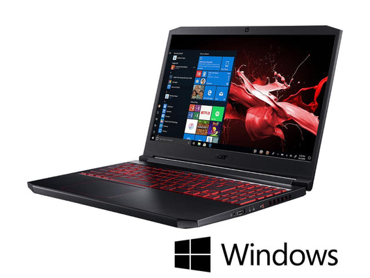 Acer - Gaming Laptop - 15.6" FHD IPS, Intel Core i7-9750H (2.60 GHz), NVIDIA GeForce GTX 1050, 8 GB RAM, 256 GB SSD, Windows 10 Home 64-bit, Nitro 7 (AN715-51-70TG)