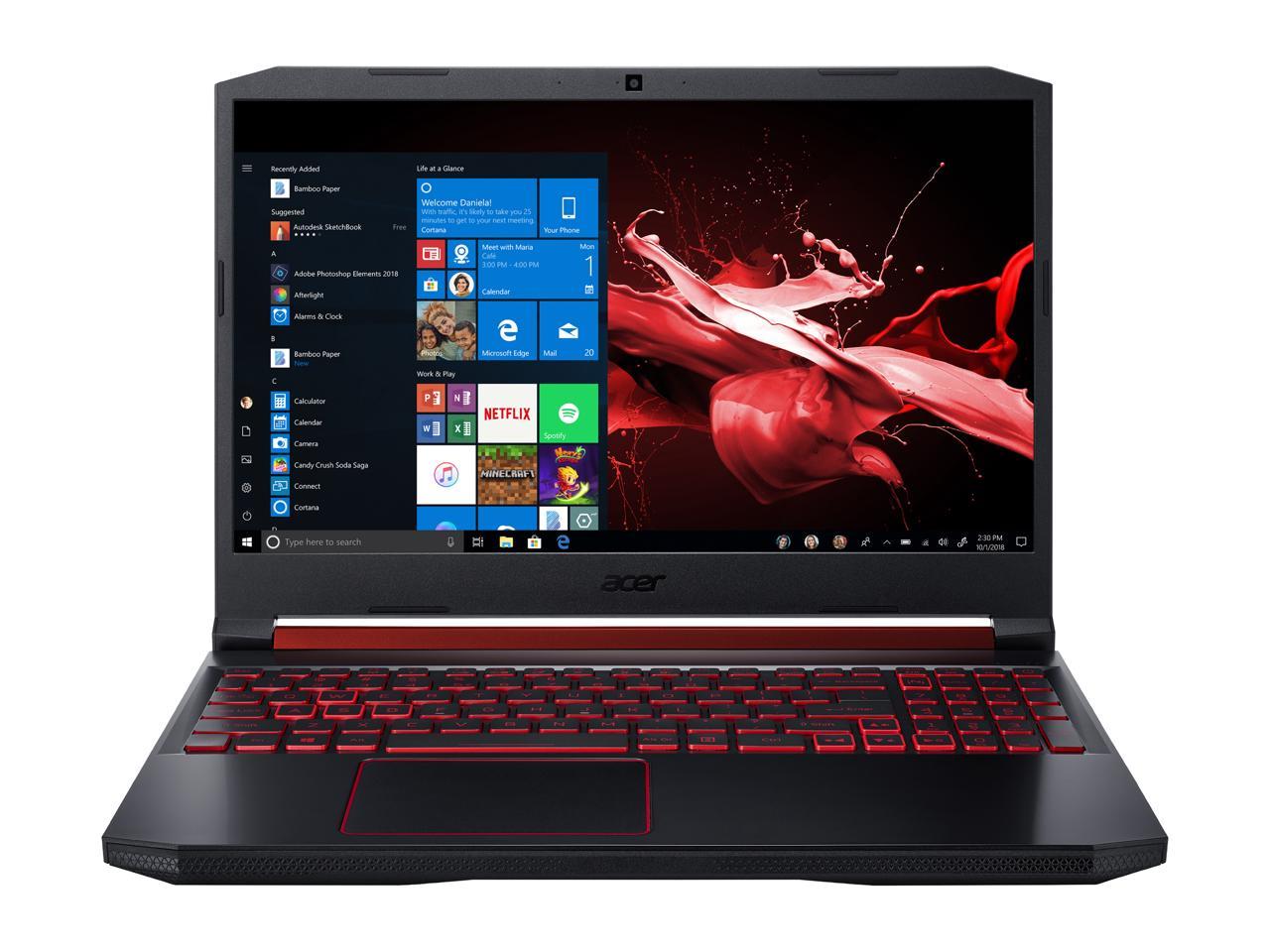 Acer Nitro 5 - 15.6" 144 Hz - Intel Core i7-9750H - GeForce RTX 2060 - 16 GB Memory - 512 GB SSD - Windows 10 Home - Gaming Laptop (AN515-54-70KK)