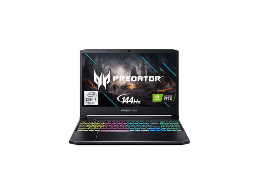 Acer Predator Helios 300 PH315-53-79CQ 15.6" 144 Hz IPS Intel Core i7 10th Gen 10750H (2.60 GHz) NVIDIA GeForce RTX 2070 16 GB Memory 1 TB PCIe SSD Windows 10 Home 64-bit Gaming Laptop