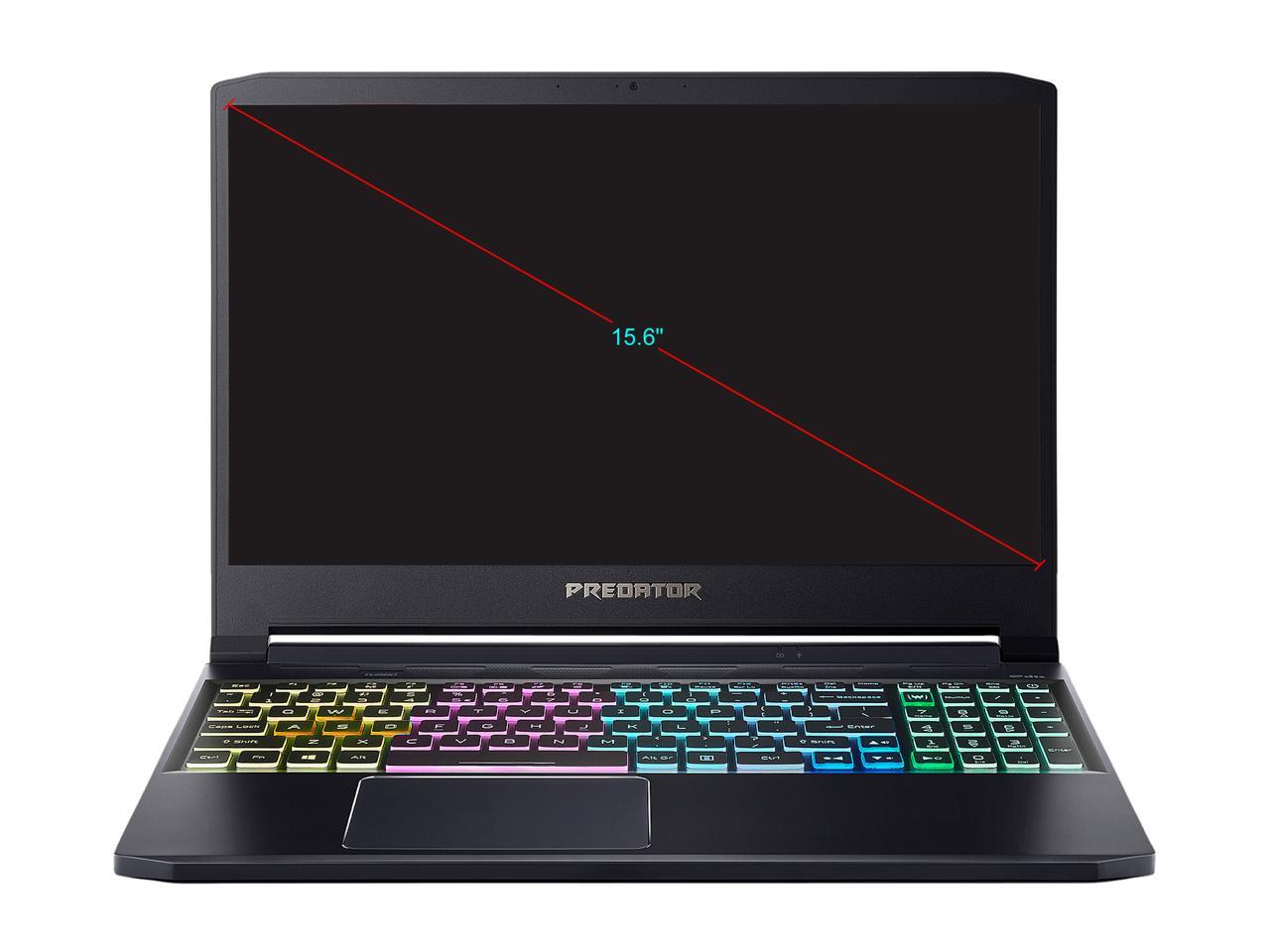 Acer Predator Triton 300 - 15.6" 240 Hz - Intel Core i7-10750H - GeForce RTX 2070 Max-Q - 16 GB Memory - 512 GB PCIe SSD - Windows 10 Home - Gaming Laptop (PT315-52-73WT)