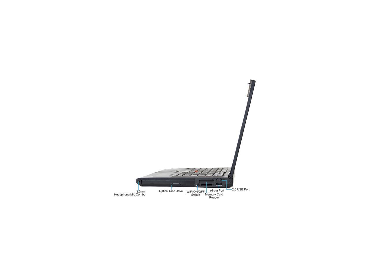 Lenovo Grade A Laptop T420 Intel Core i5 2520M (2.50 GHz) 8 GB Memory 256 GB SSD 14.0" Windows 10 Pro 64-Bit