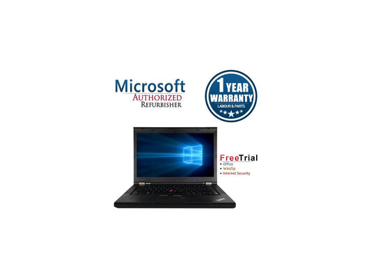 Refurbished Lenovo ThinkPad T430 14.0" Intel Core i5-3320M 2.6GHz 4GB DDR3 120GB SSD DVD Windows 10 Professional 64 Bits 1 Year Warranty