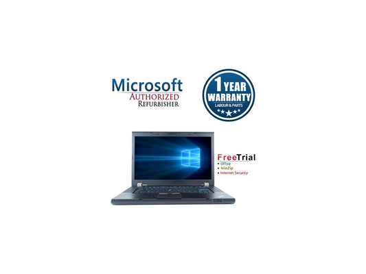 Refurbished Lenovo ThinkPad T520 15.6" Intel Core i5-2520M 2.5GHz 8GB DDR3 1 TB DVD Windows 10 Professional 64 Bits 1 Year Warranty