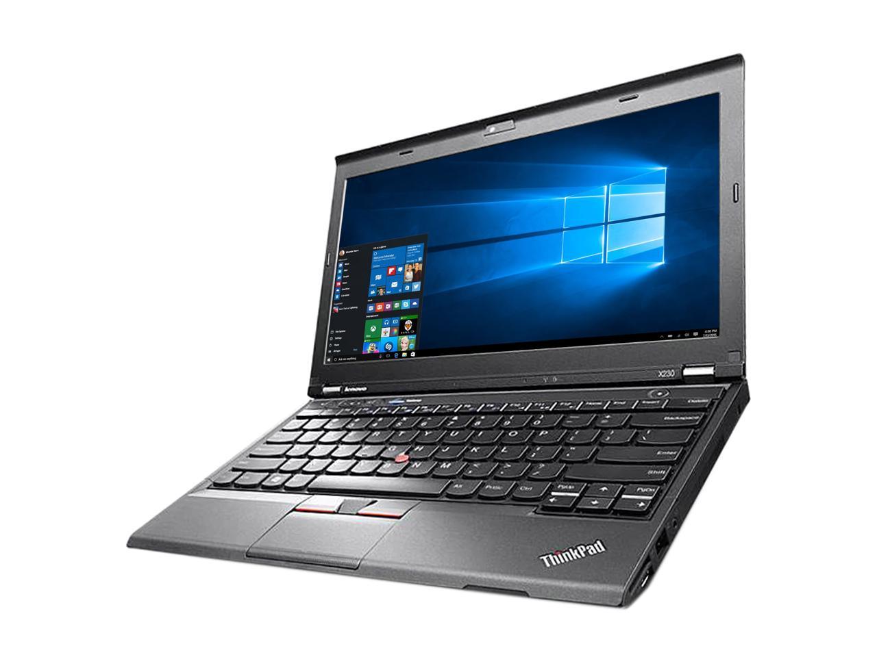 Refurbished Lenovo ThinkPad X230 12.5" Intel Core i5-3320M 2.6GHz 4GB DDR3 120GB SSD Windows 10 Professional 64 Bits 1 Year Warranty