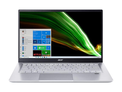 Acer Laptop Swift 3 Intel Core i7 11th Gen 1165G7 (2.80GHz) 16GB Memory 512 GB NVMe SSD Intel Iris Xe Graphics 14.0" Windows 10 Home 64-bit Intel Evo Platform SF314-511-75UX