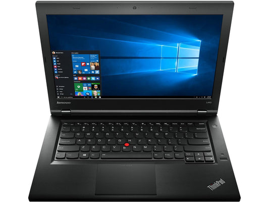 Lenovo Grade A Laptop ThinkPad L440 Intel Core i5 4th Gen 4200M (2.50 GHz) 16 GB Memory 1 TB HDD Intel HD Graphics 4600 14.0" Windows 10 Pro 64-bit