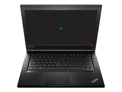 Lenovo Grade A Laptop ThinkPad L440 Intel Core i5 4th Gen 4200M (2.50 GHz) 4 GB Memory 128 GB SSD Intel HD Graphics 4600 14.0" Windows 10 Pro 64-bit