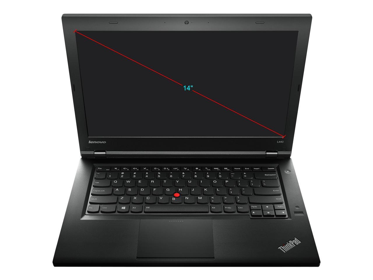 Lenovo Grade A Laptop ThinkPad L440 Intel Core i5 4th Gen 4200M (2.50 GHz) 8 GB Memory 512 GB SSD Intel HD Graphics 4600 14.0" Windows 10 Pro 64-bit