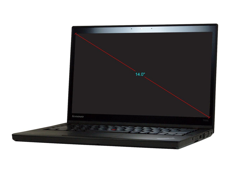 Lenovo Grade A Laptop T450S Intel Core i7 5th Gen 5600U (2.60 GHz) 12 GB Memory 512 GB SSD Intel HD Graphics 5500 14.0" Windows 10 Pro 64-bit