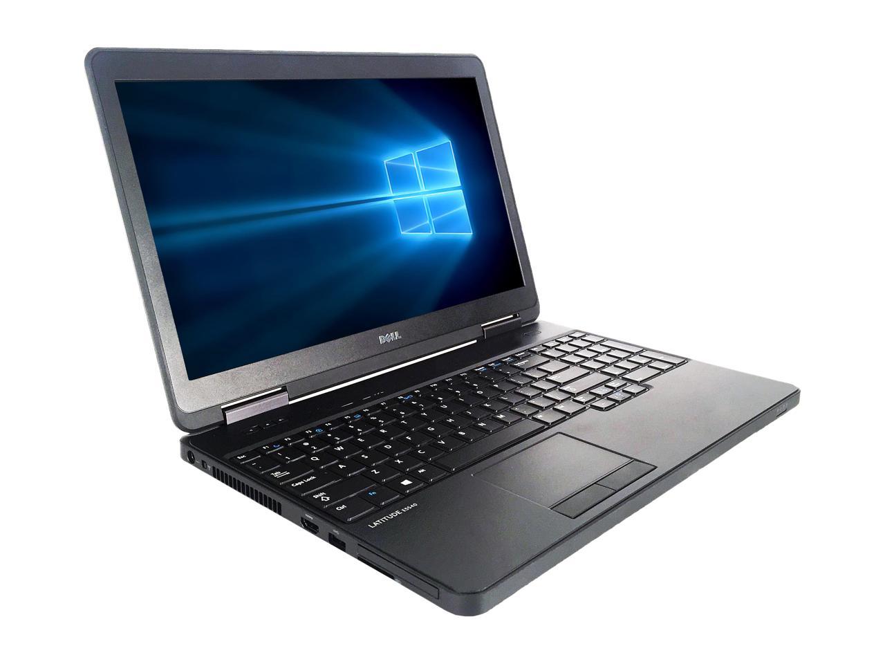 Refurbished Dell Grade A Latitude E5540 15.6" Laptop, Intel Core I7 4600U 2.1 GHz, 8GB Memory, 1T, DVD, WIFI, Windows 10 Pro 64-bit (Multi-language), 1 Year Warranty