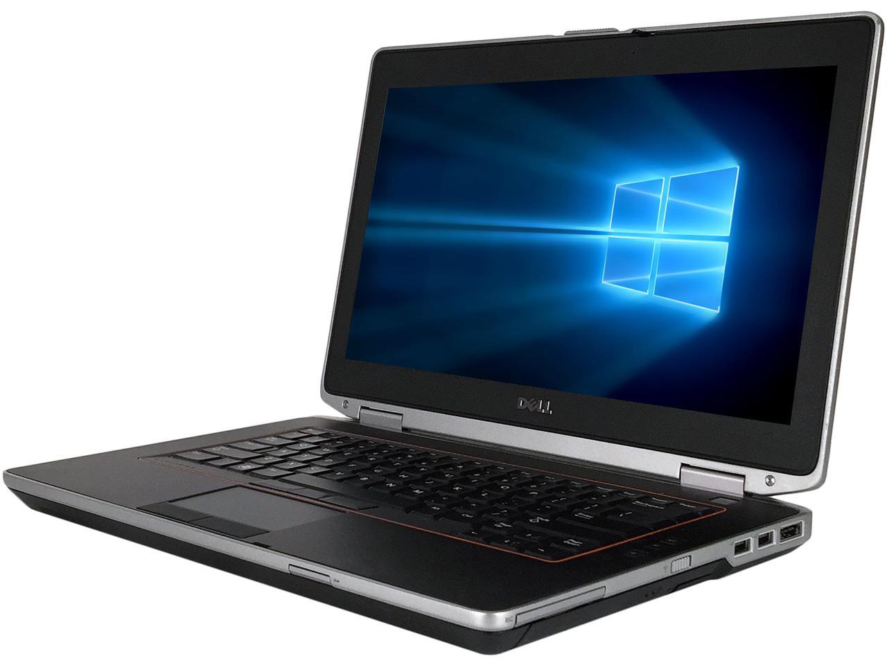 Refurbished Dell Grade A Latitude E6420 14" Laptop, Intel Core I7-2720QM 2.2 GHz, 8GB Memory, 512G SSD, DVD, WIFI, Windows 10 Home 64-bit (Multi-language), 1 Year Warranty