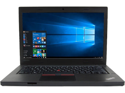 Lenovo Laptop L460 Intel Core i5 6300U (2.40 GHz) 8 GB Memory 512 GB SSD 14.0" Windows 10