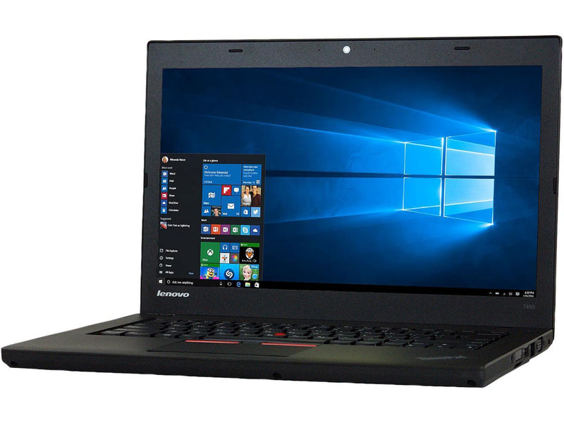 Lenovo Laptop T450 Intel Core i5 5300U (2.30 GHz) 8 GB Memory 128 SSD 14.0" Windows 10