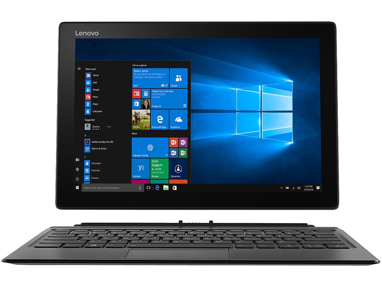 Lenovo IdeaPad Miix 520-12IKB (81CG019KUS) Intel Core i7 8th Gen 8550U (1.80 GHz) 8 GB Memory 256 GB SSD Intel UHD Graphics 620 12.2" Touchscreen 1920 x 1200 Detachable 2-in-1 Laptop Windows 10 Pro 64-Bit