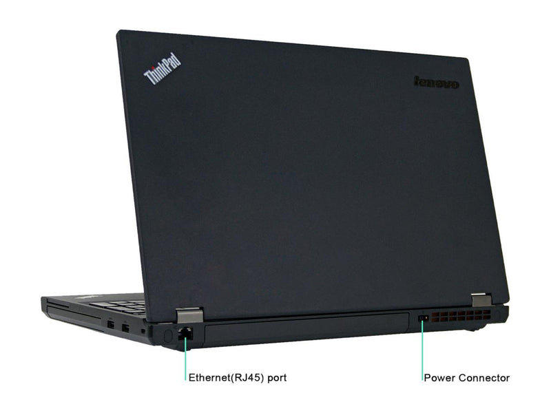Lenovo Grade A Laptop W541 Intel Core i7 4th Gen 4810MQ (2.80 GHz) 16 GB Memory 500 GB SSD 15.6" Windows 10 Pro 64-Bit